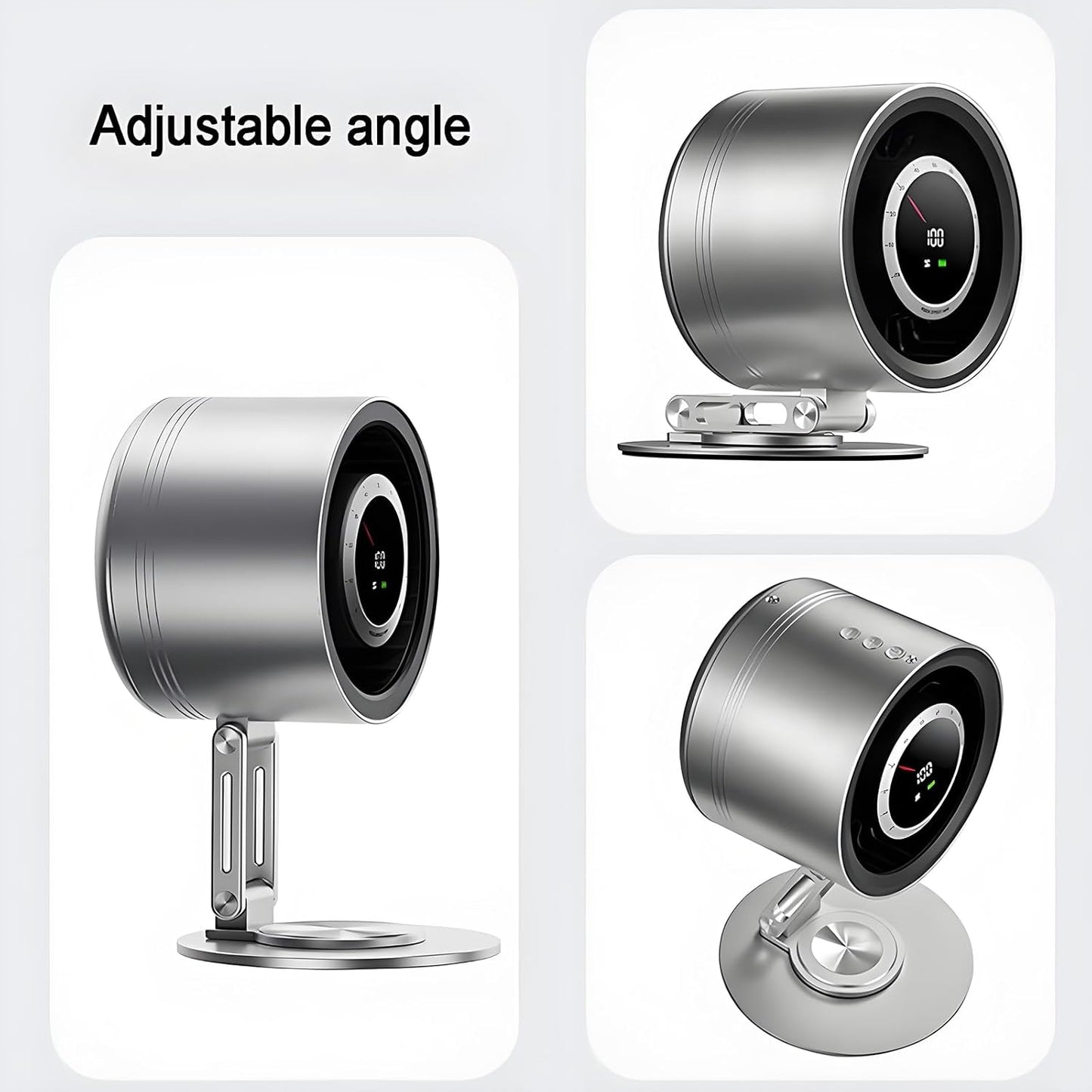 MROs Metallic Desktop Portable Fan