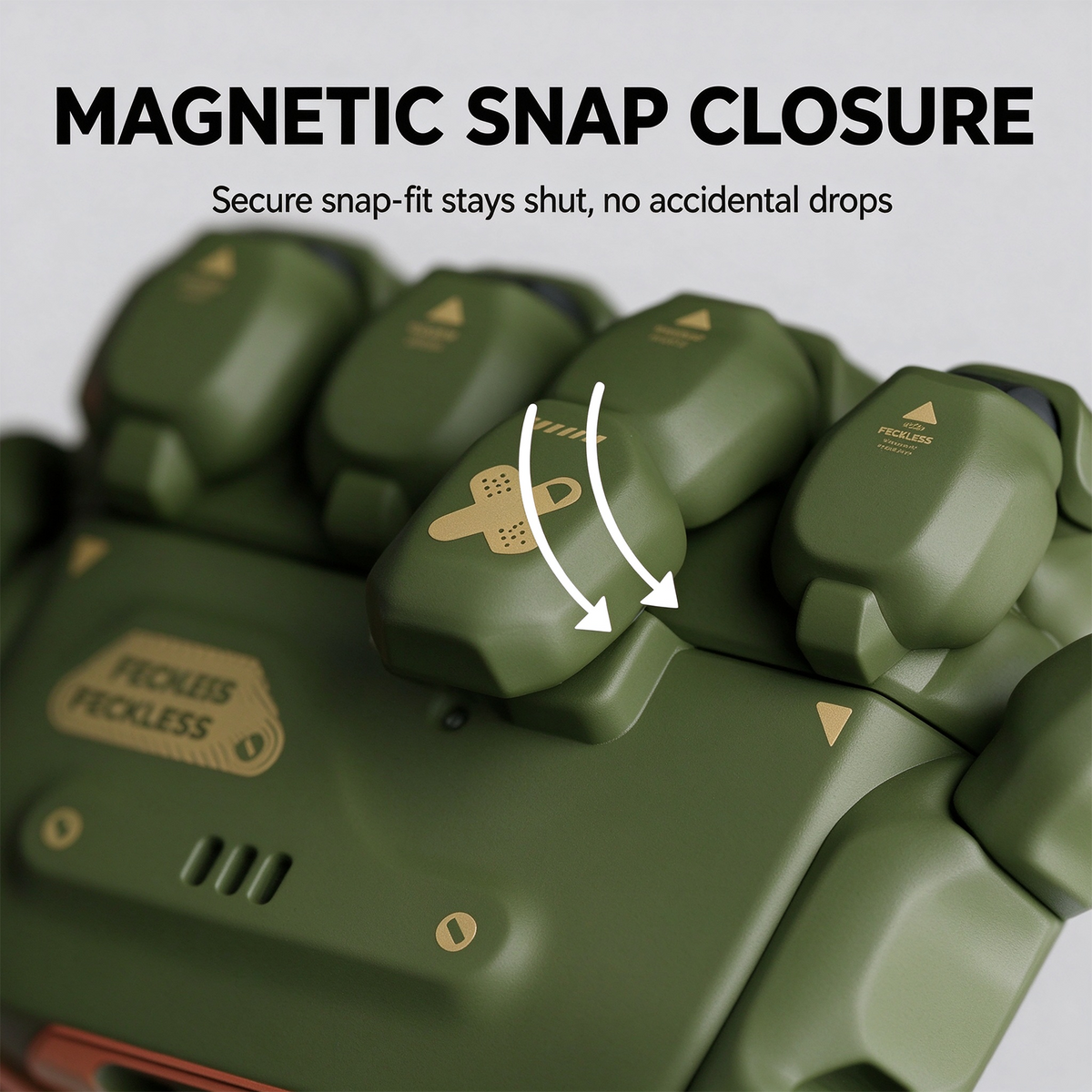 Mecha Hand "Flip Off" AirPods Case
