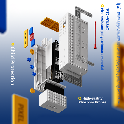 Building Blocks 65W Gallium Nitride Fast Charging Adapter