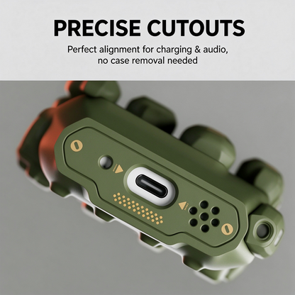 Mecha Hand "Flip Off" AirPods Case