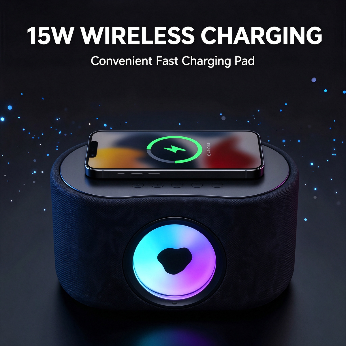 SOUNDFLUX V2 Ferrofluid Bluetooth Speaker with 15W Wireless Charger