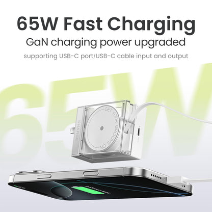 Retractable 65W GaN Power Charger