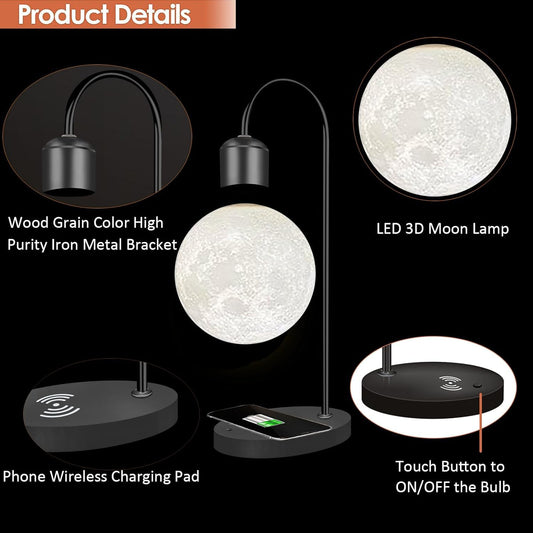 Magnetic Levitating Moon Lamp