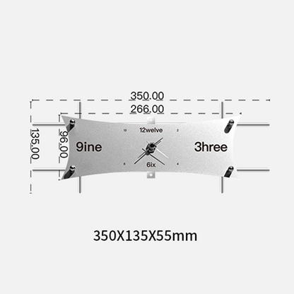 Light Axis Metal Kite Mini Clock