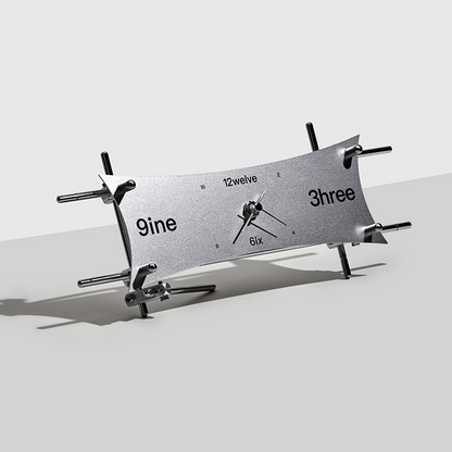 Light Axis Metal Kite Mini Clock