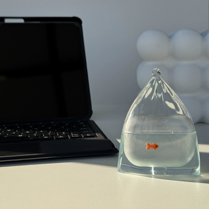 Transparent Fish Tank Goldfish Earphone Sleeves