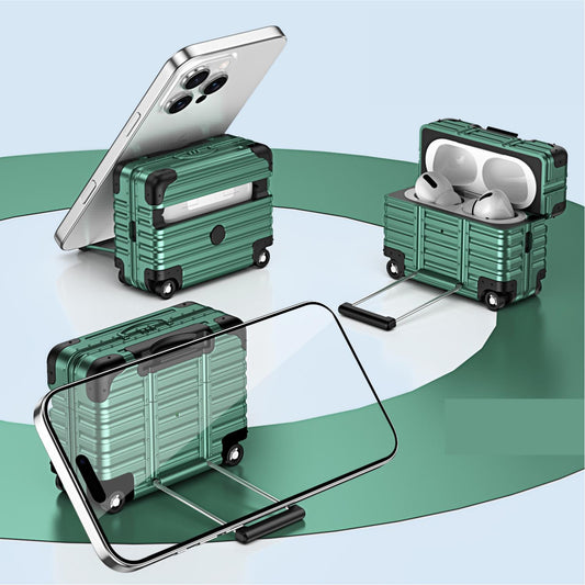 Luggage Drop-Resistant Earphone Case