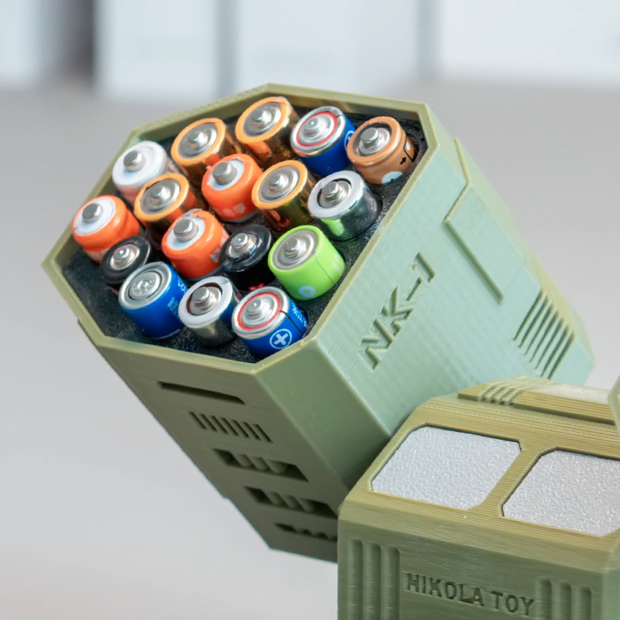 Missile Battlefield Mecha Battery Storage Box