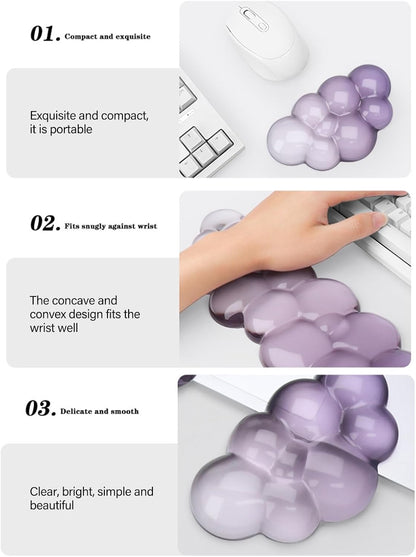 Crystal Cloud Silicone Wrist Rest Set