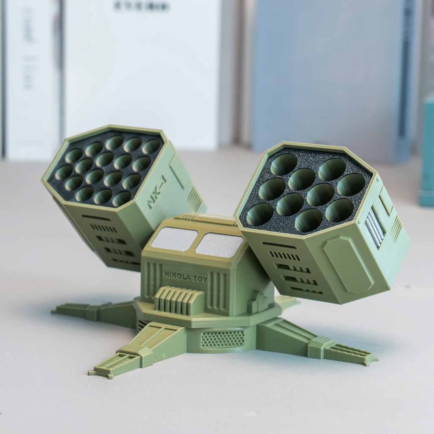 Missile Battlefield Mecha Battery Storage Box