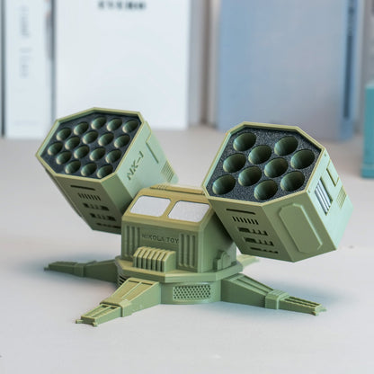 Missile Battlefield Mecha Battery Storage Box