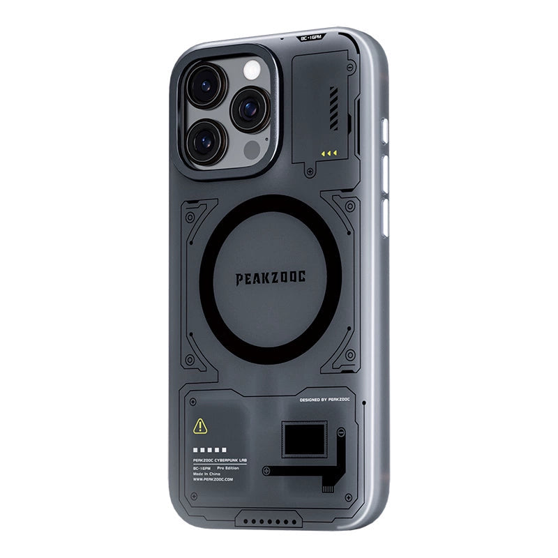 Peakzooc Case Magnetic Card Storage Phone Case with Stand