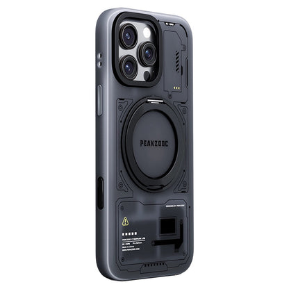 Peakzooc Case Magnetic Card Storage Phone Case with Stand