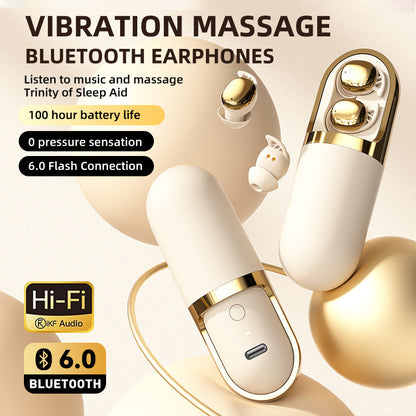 S13 Wireless Invisible Bluetooth Sleep Earphones & Vibrator