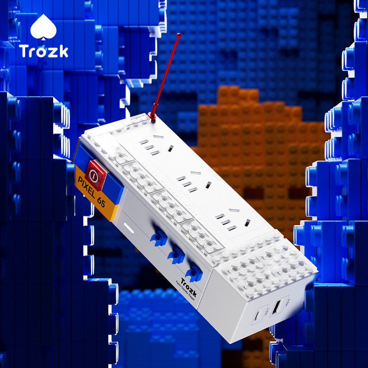 Building Blocks 65W Gallium Nitride Fast Charging Adapter