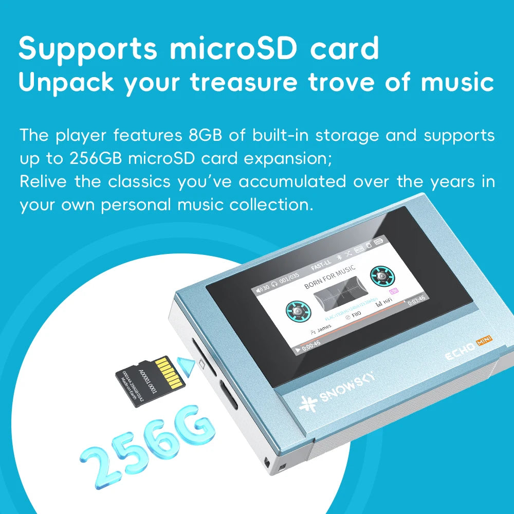 Echo Mini HiFi Bluetooth MP3 Music Player