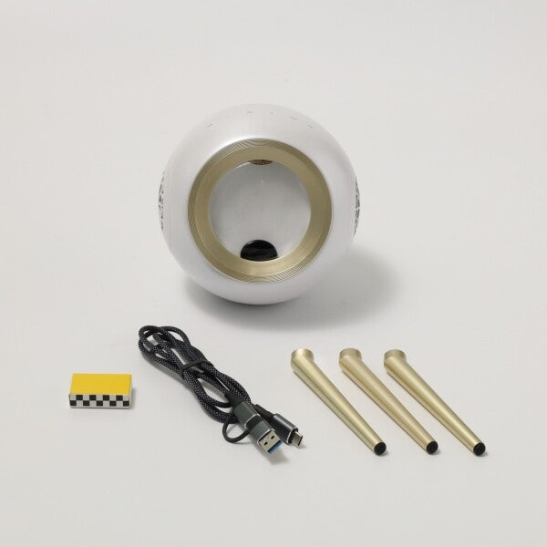 Spirok White Star Stereo Ferrofluid Speaker – Deskerge