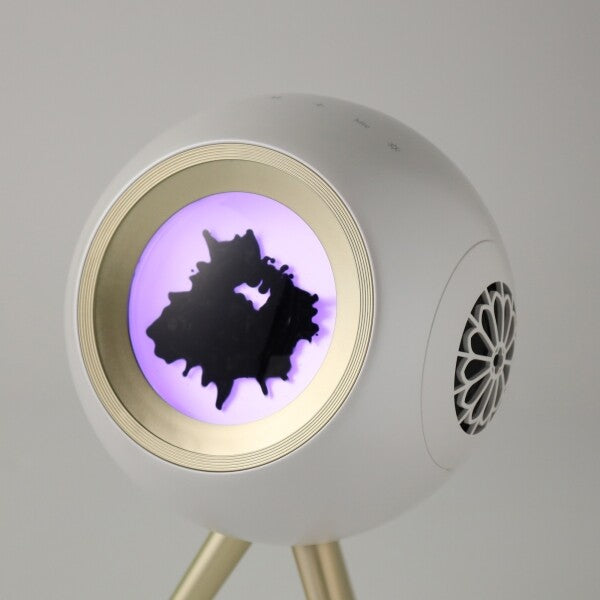 Spirok White Star Stereo Ferrofluid Speaker – Deskerge