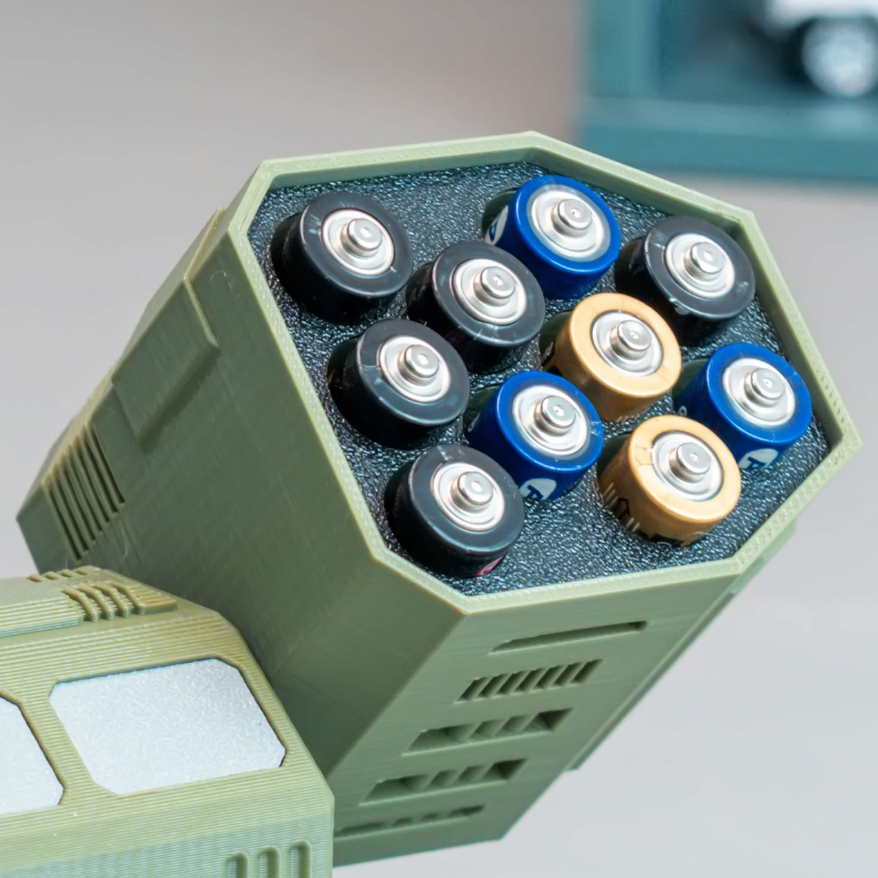 Missile Battlefield Mecha Battery Storage Box
