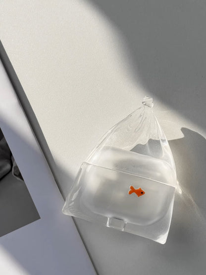 Transparent Fish Tank Goldfish Earphone Sleeves
